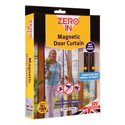 Magnetic Fly Screen Door Curtain Home Pest Control | DIY at B&Q