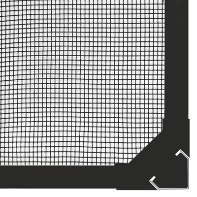 Magnetic Insect Screen for Windows Anthracite 120x140 cm