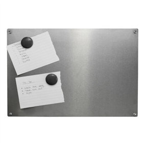 Magnetic Notice Board - A3 Silver