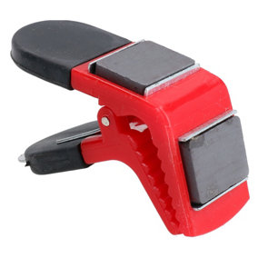Magnetic Paint Brush Holder Clamp With Built In Paint Lid Opener Remover