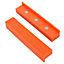Magnetic Soft face Jaws Pads for Bench Vice Non marking 6in / 150mm Orange