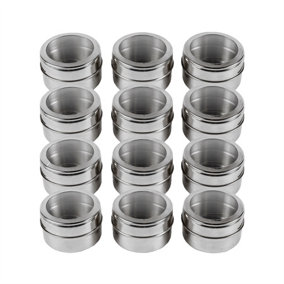 Magnetic Spice Tins - Set of 12