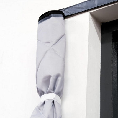 Magnetic Thermal Insulated Door Curtain, Windproof Thickened Soundproof Door Insulation Curtain, Room Privacy-Protecting Thermal Door Curtain For