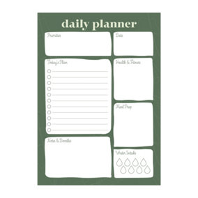 Magnetic To Do List Daily Schedule or Shopping List with Daily Planner Design - Get Organised, Reduce Stress