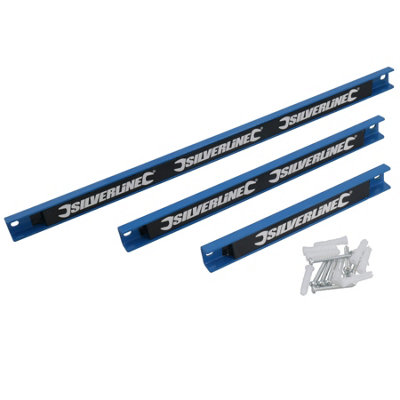 Magnetic Tool Box Storage Rack Set Holder - 203, 305, 457mm SIL254