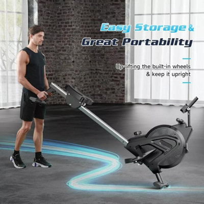 Magnetic/Water Rowing Machine 120KG Weight Capacity, Bluetooth App ...