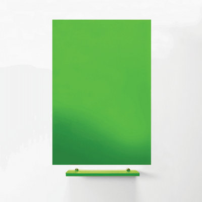 MagniPlan Magnetic Glass Wipe Board for Office, Meeting Room, Classroom and Home Office - 1200mm x 900mm - Green Price Comparisons | Compare The Build