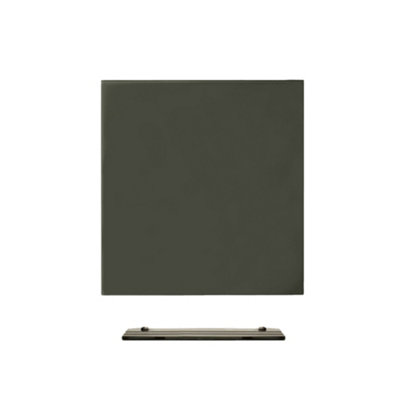 MagniPlan Magnetic Glass Wipe Board for Office, Meeting Room, Classroom and Home Office - 450mm x 450mm - Grey Price Comparisons | Compare The Build