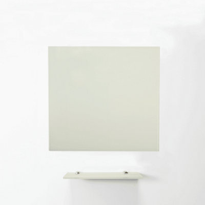 MagniPlan Magnetic Glass Wipe Board for Office, Meeting Room, Classroom and Home Office - 600mm x 450mm - Ultra White