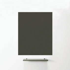 MagniPlan Magnetic Glass Wipe Board for Office, Meeting Room, Classroom and Home Office - 900mm x 600mm - Grey