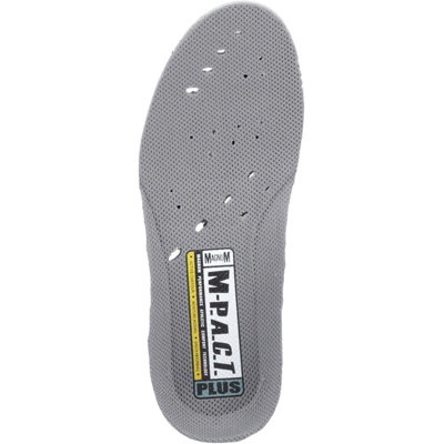 Magnum M-PACT grey memory foam comfort contoured insoles X1