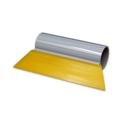 MagWrap™ 140mm Angled Yellow Rubber Turbo Squeegee - Professional Car ...