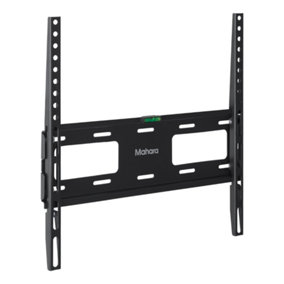 Mahara MHLFW4B Flat to Wall Universal TV Wall Mount for up to 65" TVs - with Bubble Level