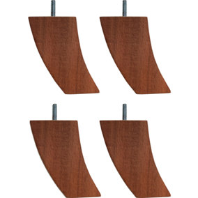 Mahogany Furniture Legs Wood Replacement Feet