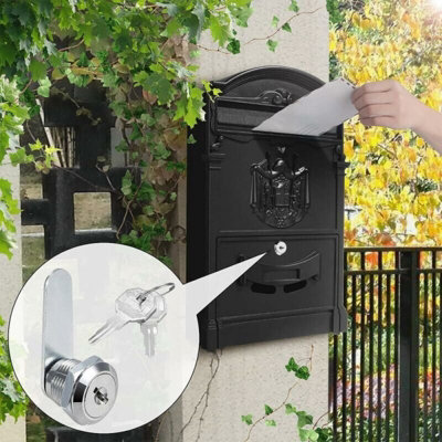 Mailbox Security Lock With 2 Keys, Filing Cabinet Lock, Mailbox Lock ...