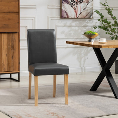 Maiolo Vegan Leather Dining Chairs - Set of 2