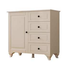 MAISON 4+1  Side Cabinet in White