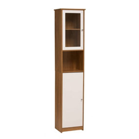 Maison by Premier 2 Door Oak Effect Floorstanding Cabinet