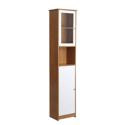 Maison by Premier 2 Door Oak Effect Floorstanding Cabinet