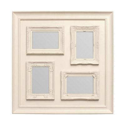 Maison by Premier 4 Photo Cream Plastic Multi Photo Frame