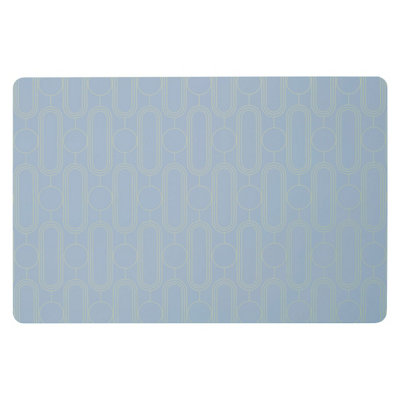 Maison by Premier 4Pc Frosted Deco Blue Placemats