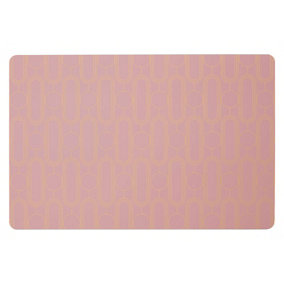 Maison by Premier 4Pc Frosted Deco Pink Placemats