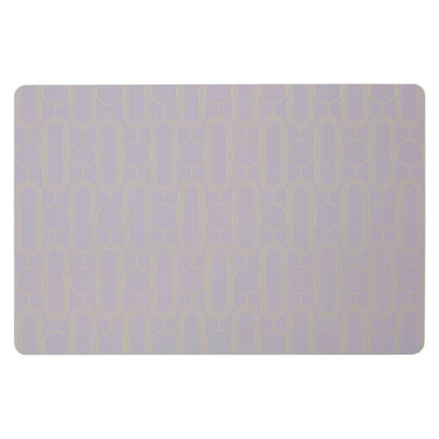 Maison by Premier 4Pc Frosted Deco Purple Placemats