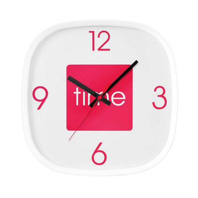 Maison by Premier Arco Hot Pink Wall Clock