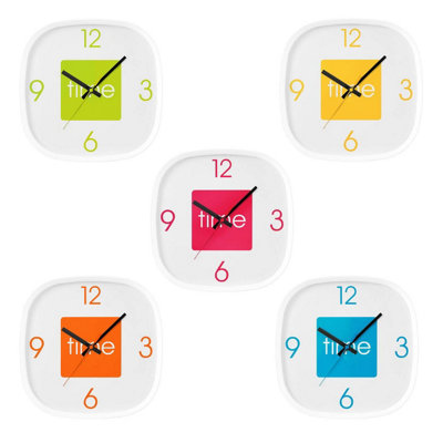 Maison by Premier Arco Hot Pink Wall Clock