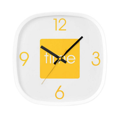 Maison by Premier Arco Yellow Wall Clock