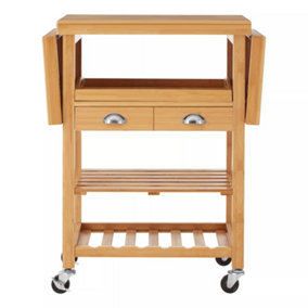 Maison by Premier Bamboo Kitchen Trolley