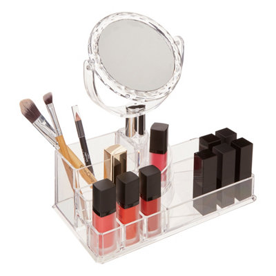 Maison by Premier Beauty Cosmetic Organiser With Mirror