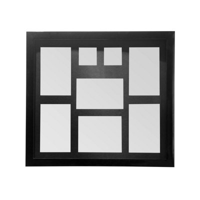 Maison by Premier Black 8 Photo Multi Photo Frame | DIY at B&Q