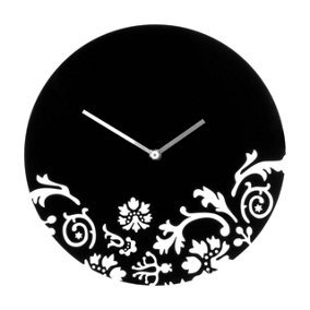Maison by Premier Black Acrylic Wall Clock