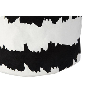 Maison by Premier Black And White Fabric Basket