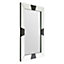 Maison by Premier Black Bevelled Border Detail Wall Mirror