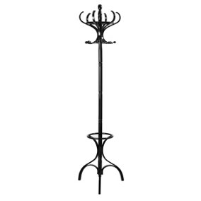 Maison by Premier Black Finish Floor Standing Coat Stand
