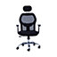 Maison by Premier Black Home Office Chair with Black Arms and 5-wheeler Base