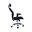 Maison by Premier Black Home Office Chair with Black Arms and 5-wheeler Base