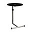 Maison by Premier Black Tempered Glass Snack Table