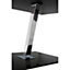 Maison by Premier Black Tempered Glass Top End Table