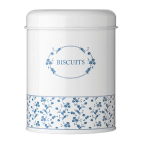 Maison by Premier Blue Rose Biscuit Canister - Single Canister