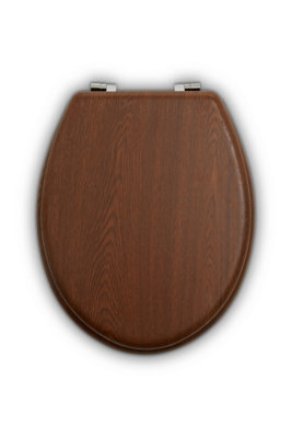 Maison by Premier Brooks Dark Oak Toilet Seat