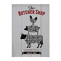 Maison by Premier Butcher Shop Wall Plaque