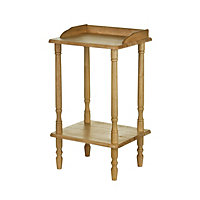 Maison by Premier Carved Rubberwood Side Table