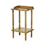 Maison by Premier Carved Rubberwood Side Table