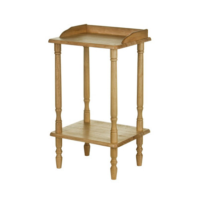 Maison by Premier Carved Rubberwood Side Table