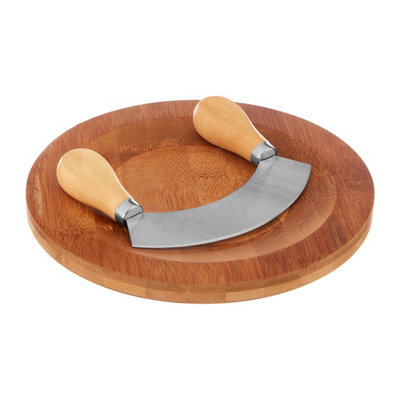 Maison by Premier Chopping Board with Mezzaluna Chopper