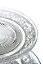 Maison by Premier Clear Glass 2 Tier Cake Stand