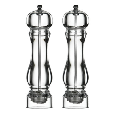 Maison by Premier Cody Large Acrylic Salt and Pepper Mill Set